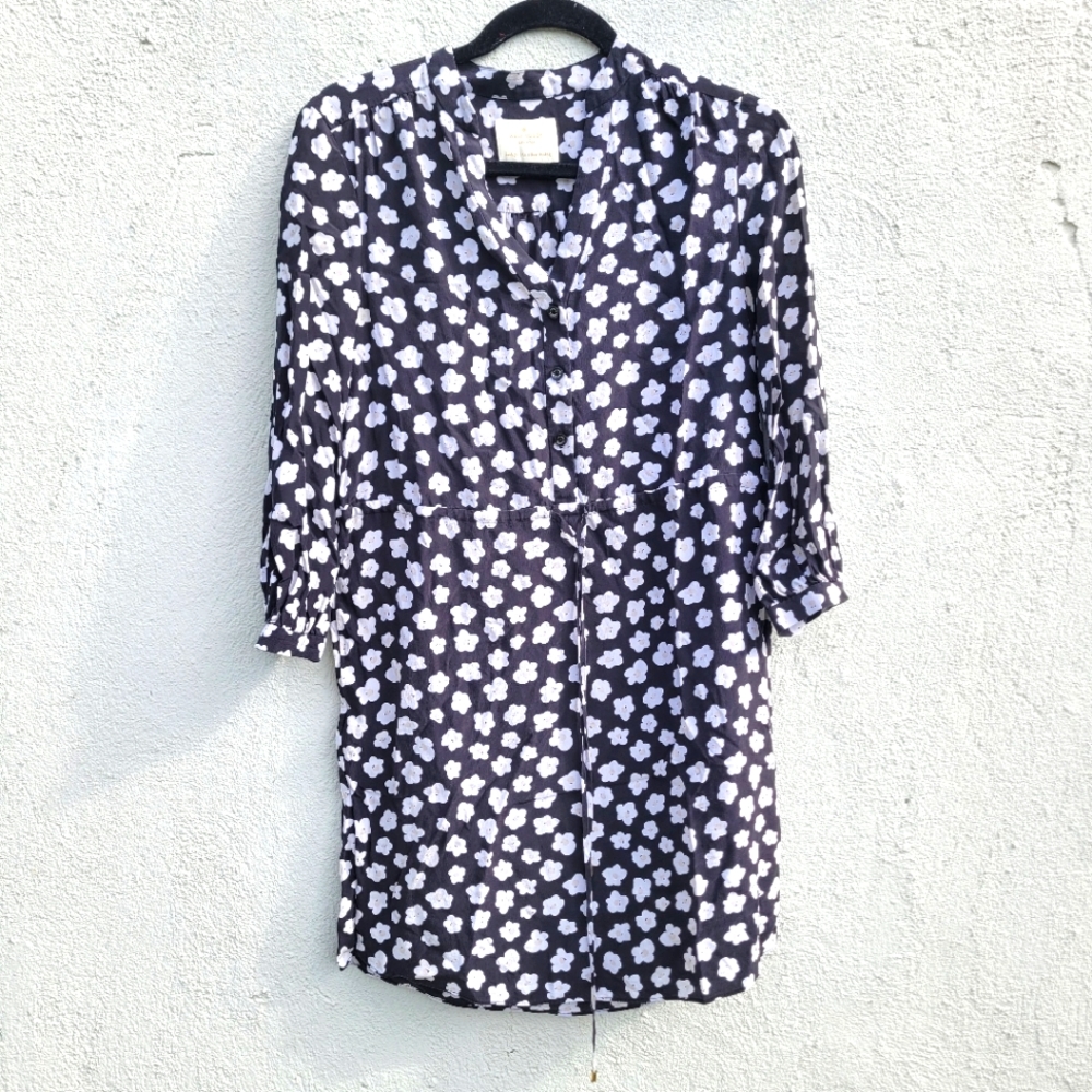 Kate Spade Black and White Floral Dress
